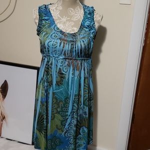 Unity Sleevless Peacock dress
